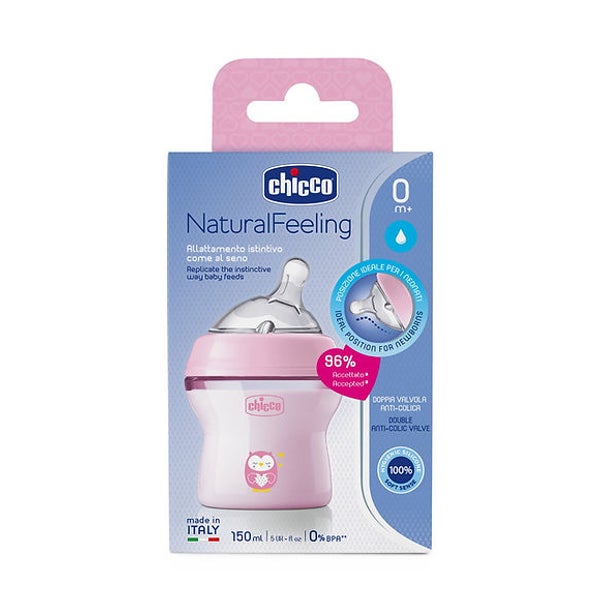 Babyfläschchen Natural Feeling pink 150 ml 1 St