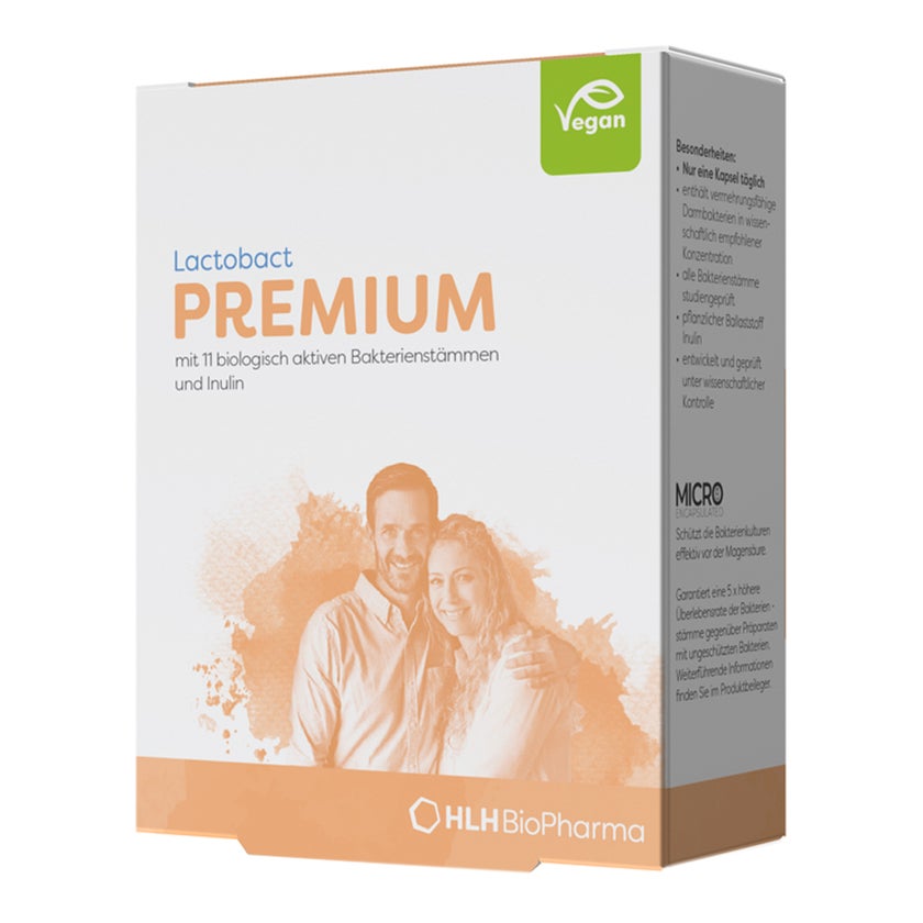Lactobact PREMIUM – Darm-Probiotikum mit Inulin 30 St