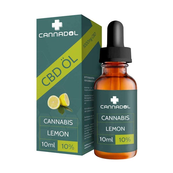 Cannadol Zitrone 10% CBD Öl 10 ml