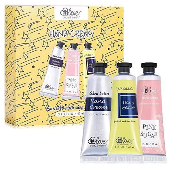 Handcreme Geschenkbox Sheabutter für trockene Hände 3x60ml M 1 St