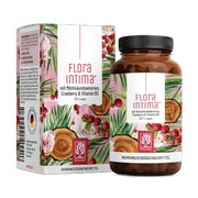 Produktabbildung: Milchsäurebakterien mit Cranberry & Vitamin B3 - Kulturen mit 100 Mrd. KbE/g - 7 Lactobacillus Stämme - FLORAINTIMA - 60 vegane Kapseln - NATURTREU® 60 St