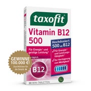 Produktabbildung: Taxofit Vitamin B12 500 Minitabletten 30 St