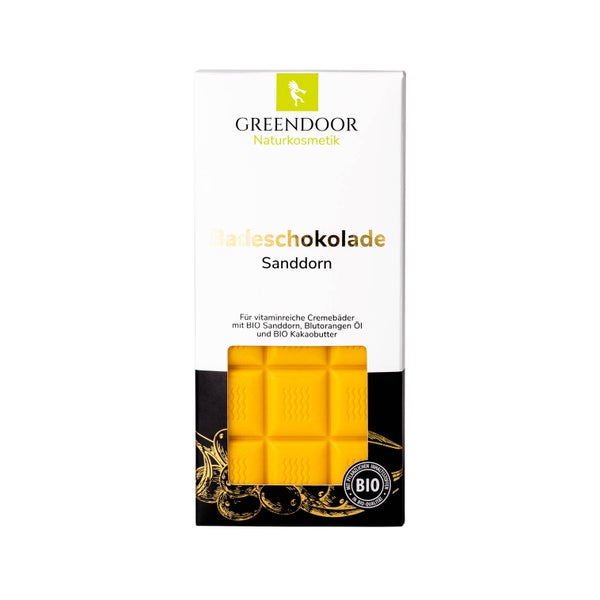 GREENDOOR Badeschokolade Sanddorn 100 g