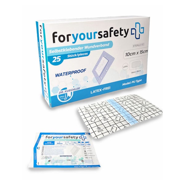 Dr. Kuechler Medical® Wundpflaster 10x15 cm wasserfest 25 St