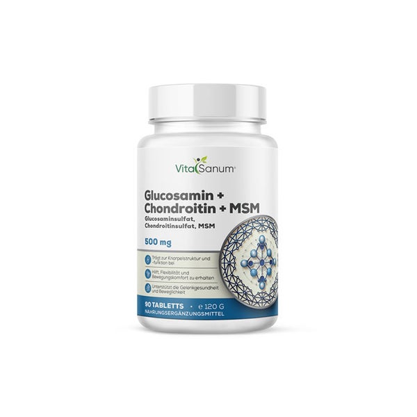 VitaSanum® - Glucosamin + Chondroitin + MSM 1500 mg 90 g