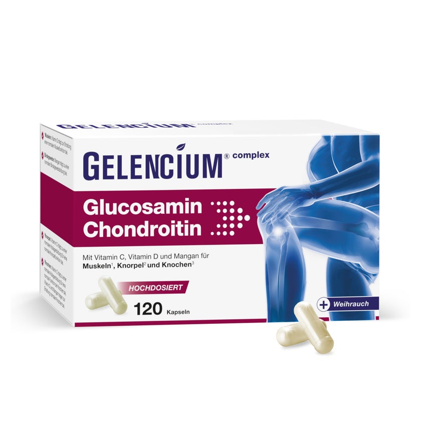 GELENCIUM® Glucosamin Chondroitin mit Weihrauch 120 St