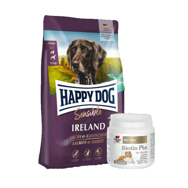 Sensible Ireland + Doppelherz Biotin Plus für Hunde 4 kg