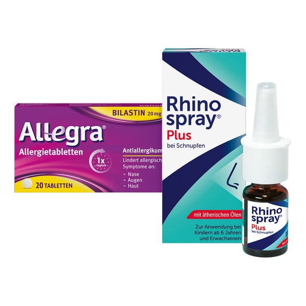 Allegra Allergietablette 20St. + Rhinospray Plus 20 St. 1 Set