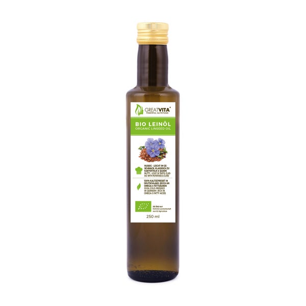 GreatVita Bio Leinöl 250 ml