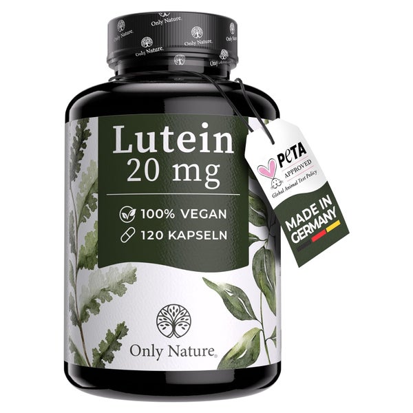 Only Nature Lutein 20 mg + Zeaxanthin – 120 Kapseln 120 St