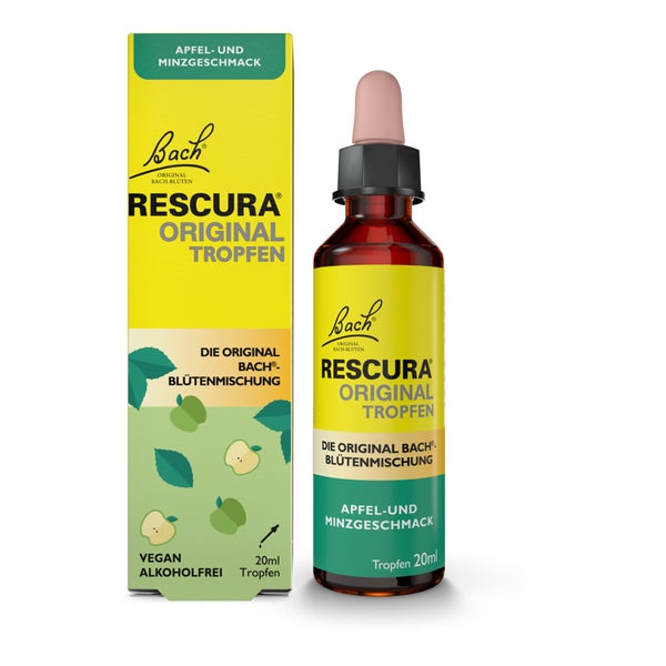 Bach RESCURA Apfel-Minze Tropfen alkoholfrei 20 ml