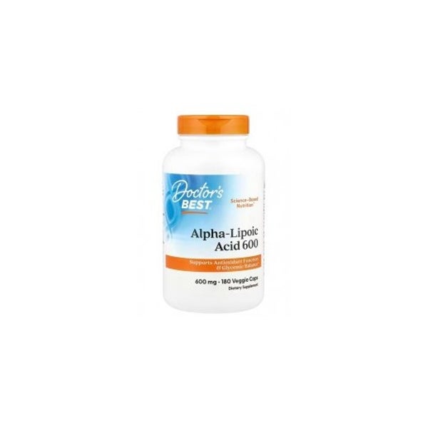Alpha-Liponsäure, 600 mg, vegetarische Kapseln 180 St