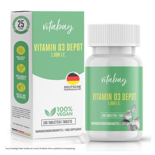 Vitabay Vitamin D3 Depot 1000 I.E. 100 St