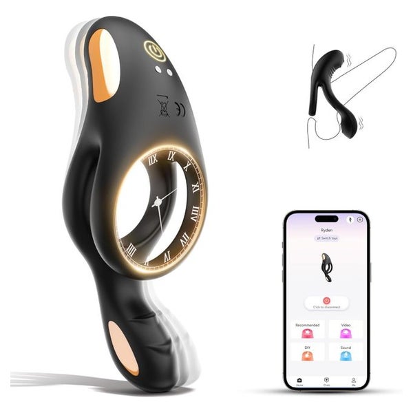 Tagnaff Penisring Vibrator Spielzeug für die Paare Klitoris 1 St