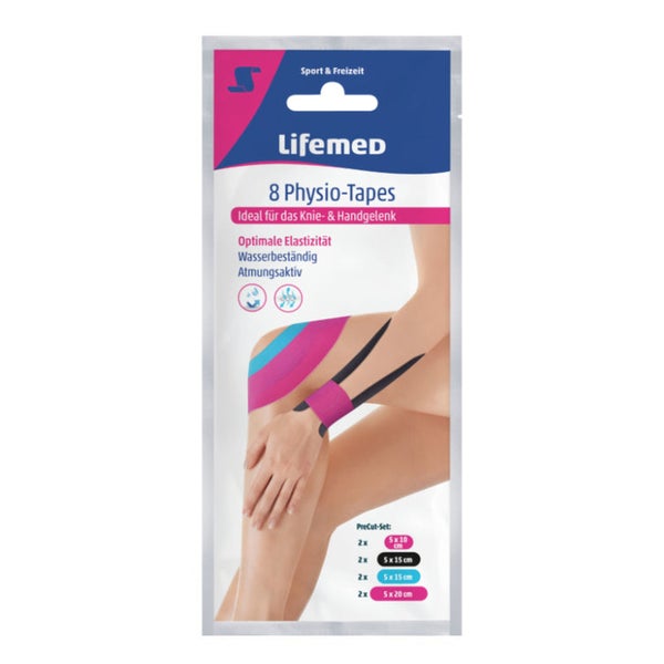 Lifemed Kinesiologie-Tapes für Knie- und Handgelenk 16 St