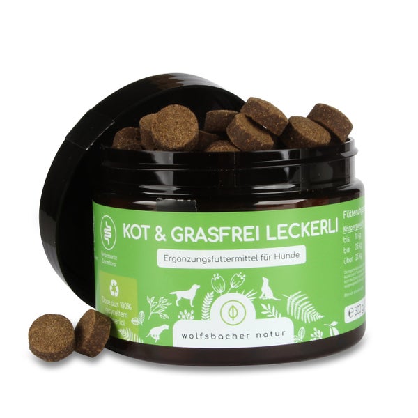 Wolfsbacher Natur Kot & Grasfrei Leckerli 300 g