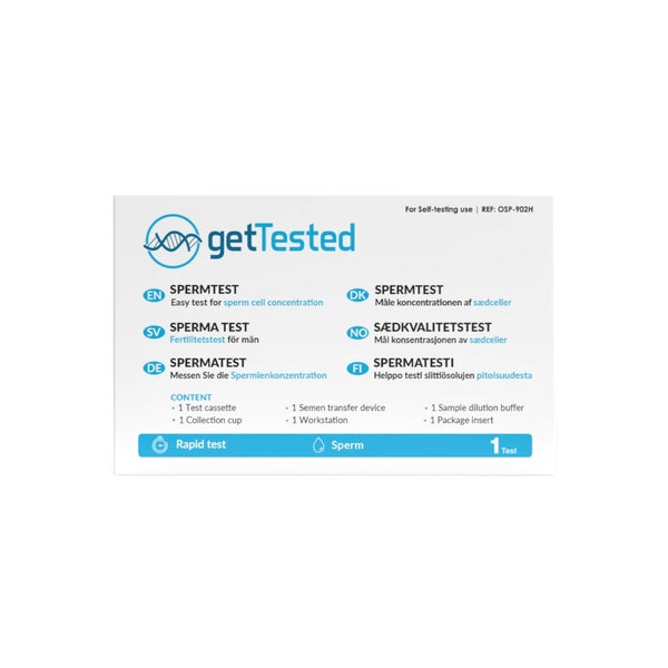 GetTested Spermatest 1 St