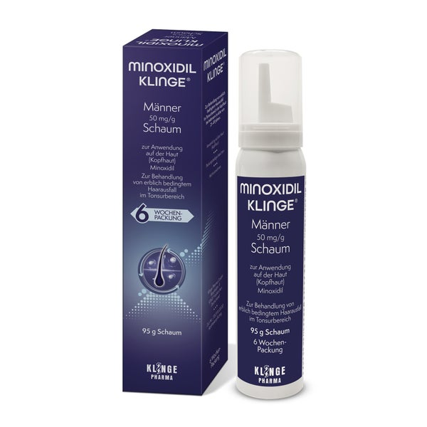 Minoxidil Klinge Männer 50 Mg/g Schaum 95 g