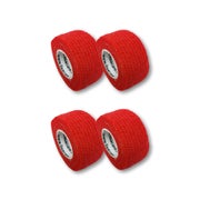 Produktabbildung: LisaCare Fingerpflaster 2,5cm x 4,5m - 4er Set Rot 4 St