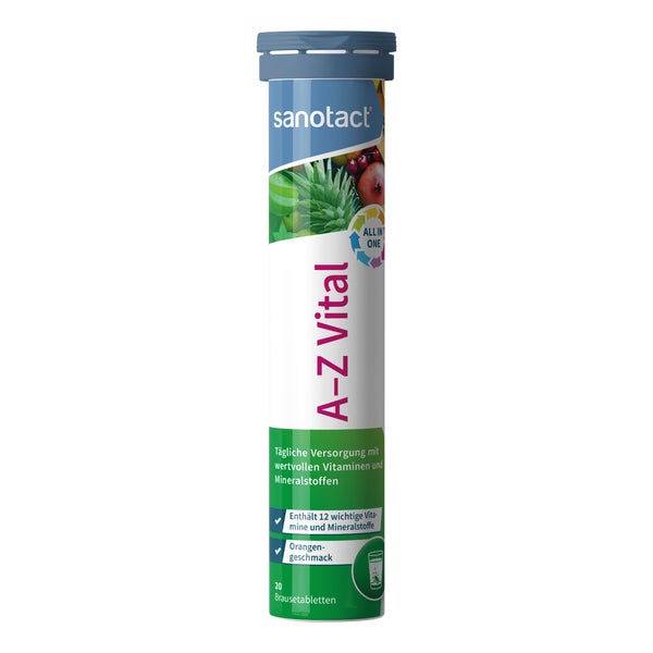 Sanotact A-z Vital Brausetabletten 20 St