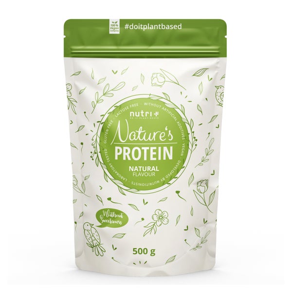 nutri+ Natures Protein ohne Süßungsmittel - Natural 500 g