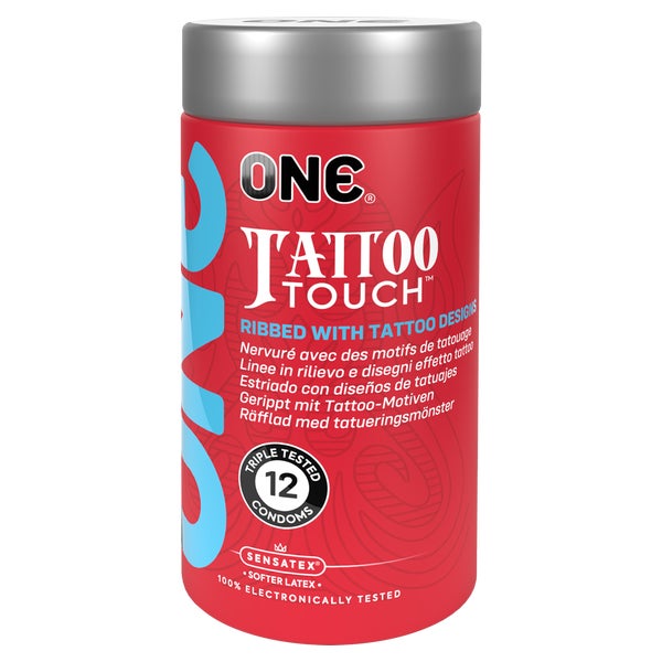 «Tattoo Touch» Kondome – Tattoo-Design, farbig, 12 St, vegan (12 Kondome) 12 St