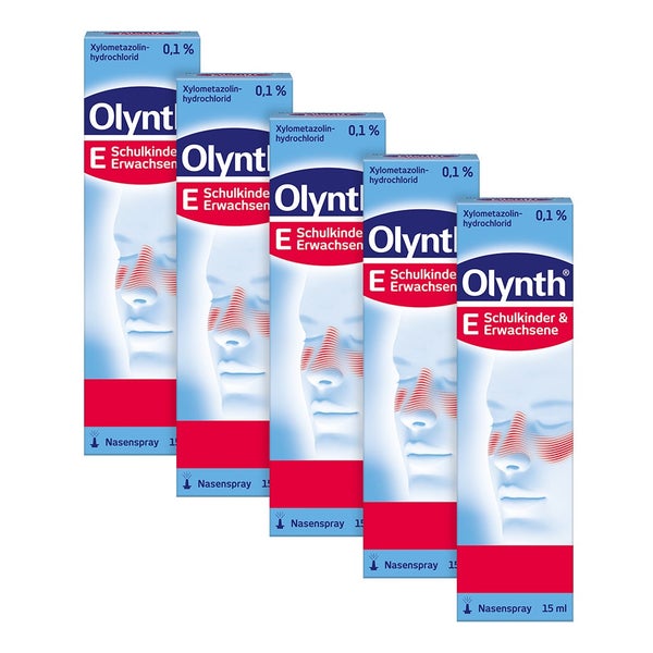 Olynth® 0,1% Nasenspray Fünferpack 5X15 ml