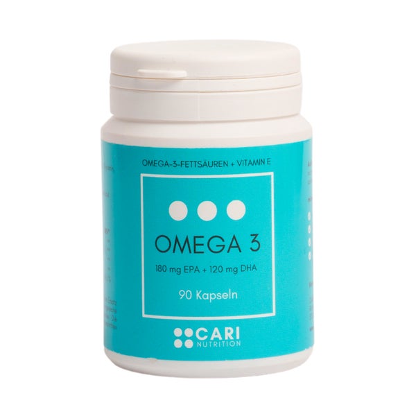 OMEGA 3 (180 mg EPA + 120 mg DHA) + VITAMIN E