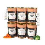 Kaninchen + Kalb für Senior für Hunde 6er 2400 g