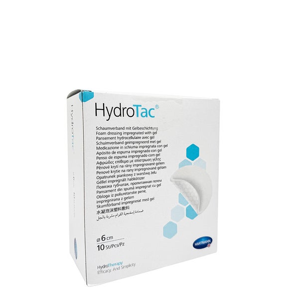 Hydrotac Schaumverband 6 Cm Rund Steril 10 St