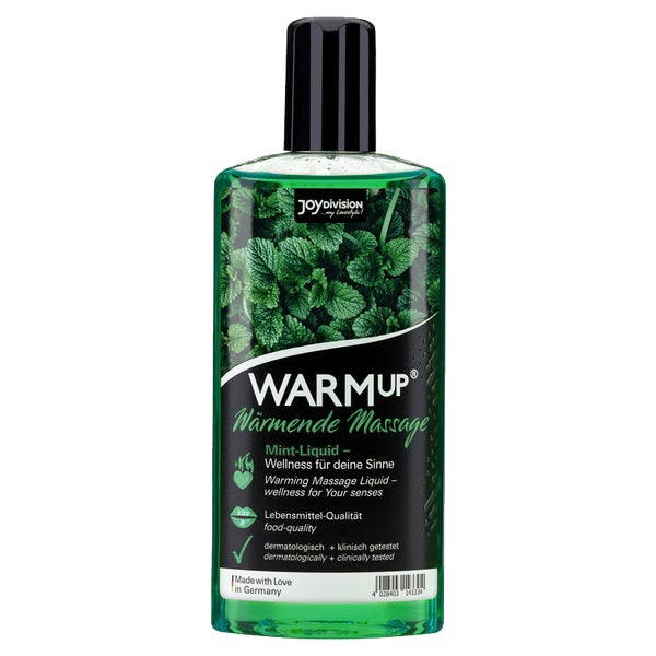 «WARMup Minze» Massageliquid – wärmend, vegan (0.15 l) 150 ml
