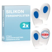 Health Press® Silikon Fersenpolster 2 Paare Größe M 4 St