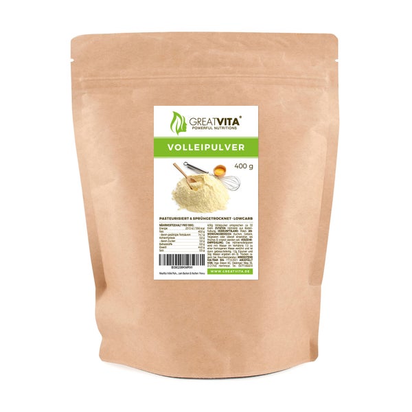 GreatVita Vollei Pulver 400 g