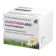 Produktabbildung: LEVOCETIRIZIN ADGC 5 mg 100 St