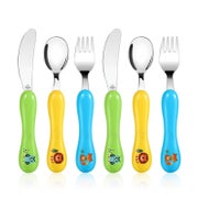 Kinderbesteck Edelstahl 6teilig Set Löffel Gabel 1 St