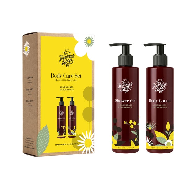 Handmade Soap Company Geschenkset Body Wash & Body Lotion Zitronengras 1 Set
