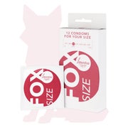 53 «Fox» dünnere Maßkondome aus Fairtrade-Latex (12 Kondome) 12 St