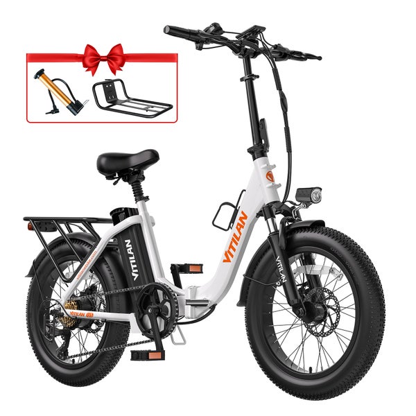 Vitilan U3 E-Bike mit 20"-Fatbike-Reifen und 48V 13Ah Akku 1 St