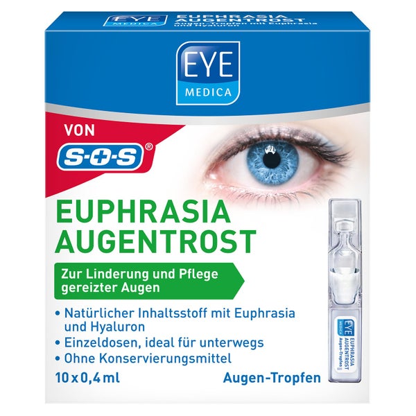 EyeMedica Euphrasia Augentrost | Gereizte Augen | 10x0,4 ml 10 St