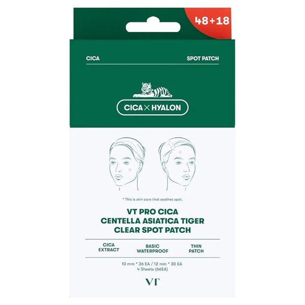 VT COSMETICS Pro Cica Tiger Clear Spot Patch 66 St