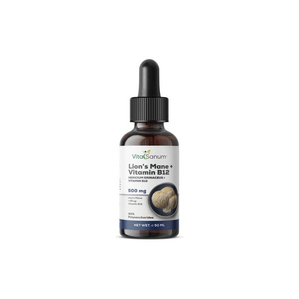 VitaSanum® Lion's Mane + Vitamin B12 Liquid – 3 ml Tagesportion