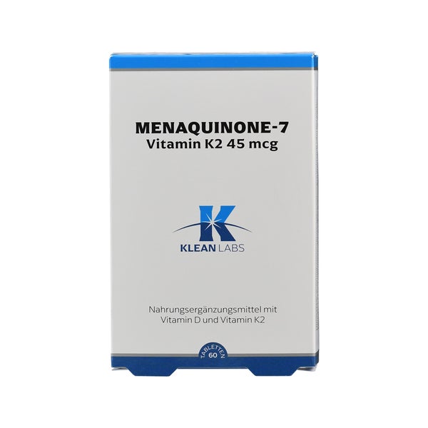 Vitamin D3 & K2 Menaquinon 7 Klean Labs Kapseln 60 St