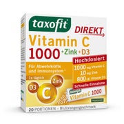 Produktabbildung: taxofit® Vitamin C 1000+Zink+D3 Direkt 20 St