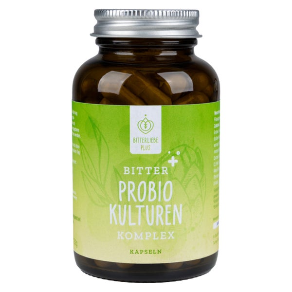 BitterLiebe ® Probio-Kulturen Komplex Kapseln mit 15 Mrd. KBEs I Darmbakterien für Darmflora I 60 Kapseln mit Lactobacillus & Bifidobakterien 1x 60 St