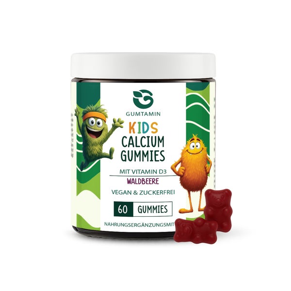 Calcium + D3 Gummibärchen für Kinder| Gumtamin 60 St