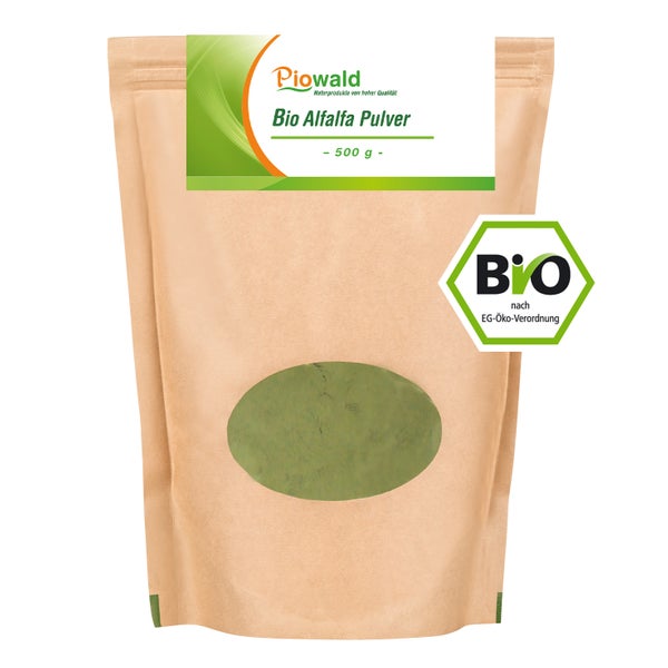 Piowald BIO Alfalfa Pulver 500 g