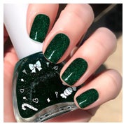 Nagellack Schimmer Grün 12 ml Green Glitter 1 ml (1er Pack) 1 St