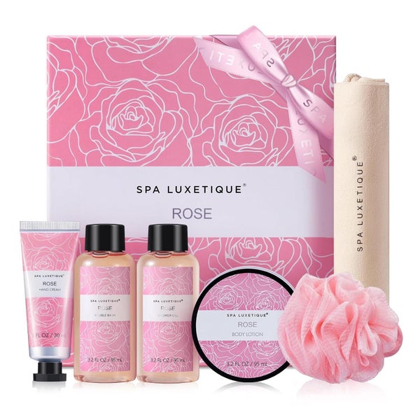 SPA LUXETIQUE Bade Geschenket Pflegeset 6 tlg. Rosenduft Rei 1 St