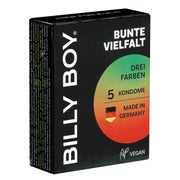 Bunte Vielfalt, 5 gemischte Kondome in Farben, 52 mm Breite (5 Kondome) 5 St