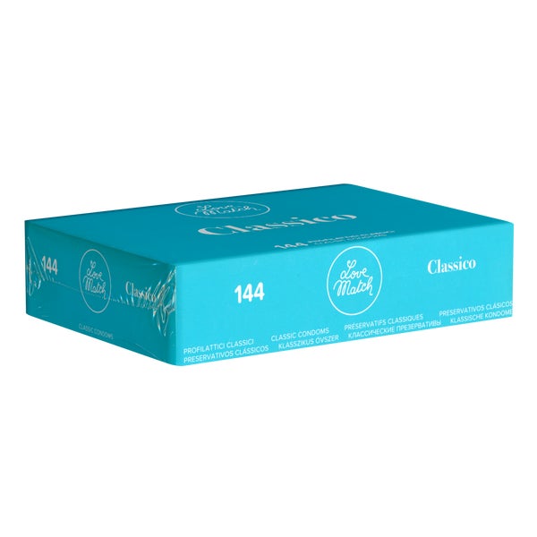 Classico – 144 Kondome, 54 mm, anatomisch geformt (144 Kondome) 144 St
